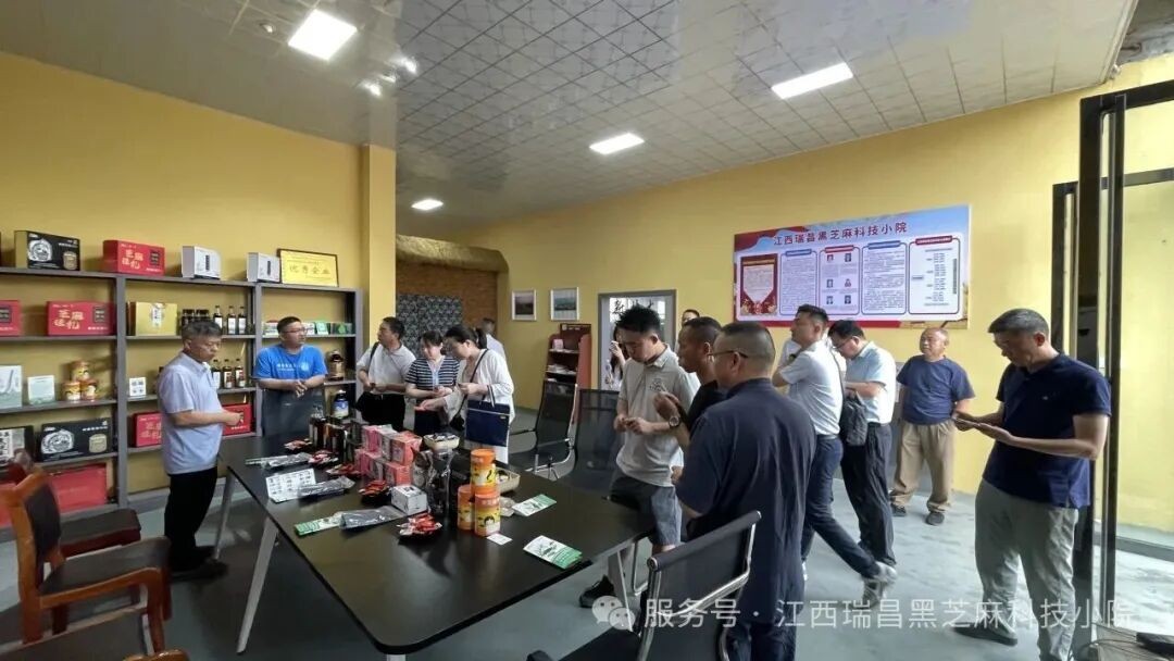 芝香迎客来 交流促发展｜庐山市农技协莅临江西瑞昌黑芝麻科技小院参观考察